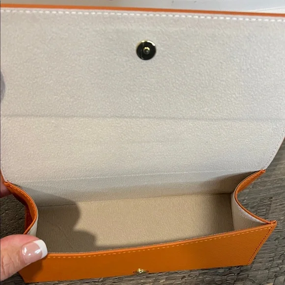 TORY BURCH Orange Sunglasses Case - Picture 7 of 7